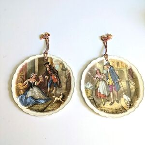 2 Vintage Decorative Plates Cries of London Royal Staffordshire Ceramics England